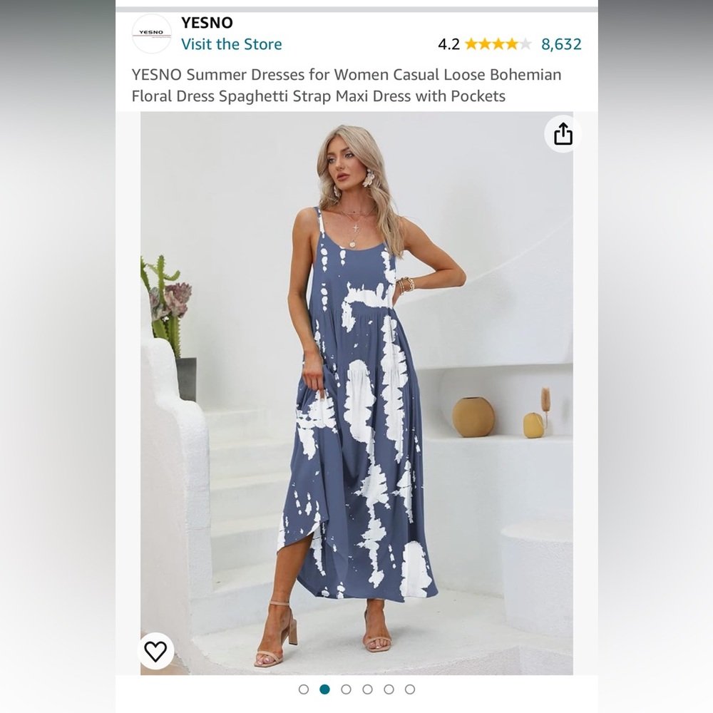 Floral Maxi Dress - Picture 9 of 9